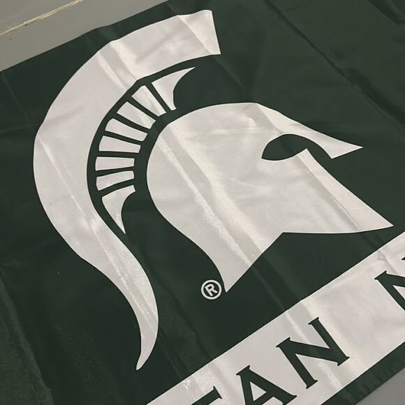 Michigan State Spartan Flag - Picture 4 of 4